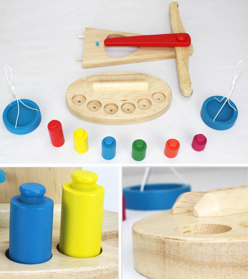 Explore Balance and Play with the Wooden Balancing Scale!