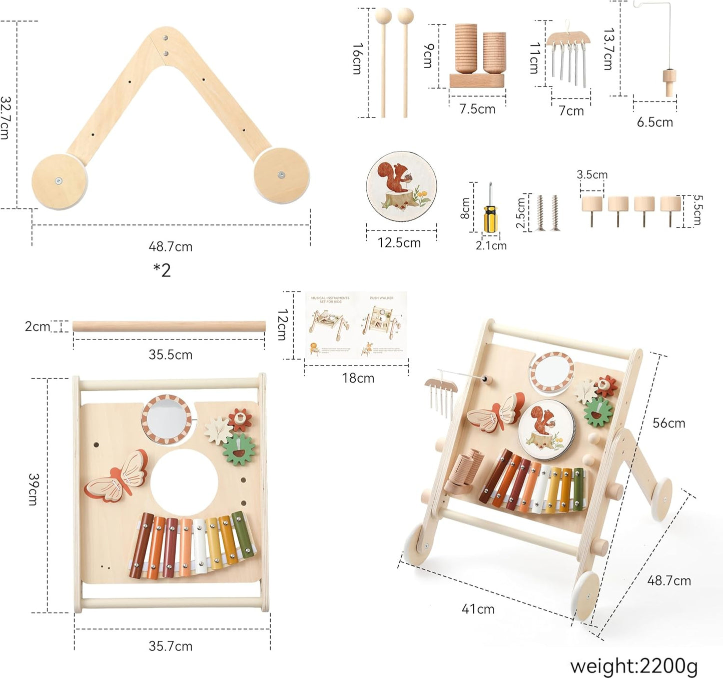 Musical Milestones on the Move – Montessori Musical Baby Walker