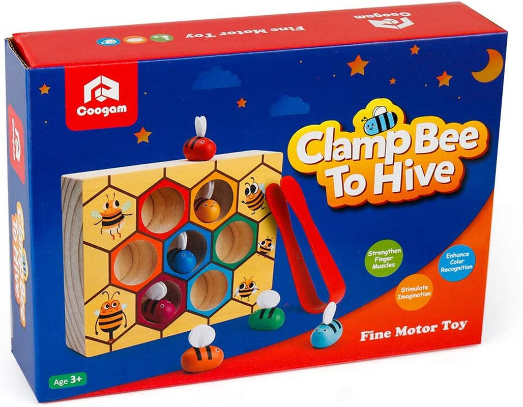 Buzz and Learn with the Clamp Bee to Hive Matching Game!