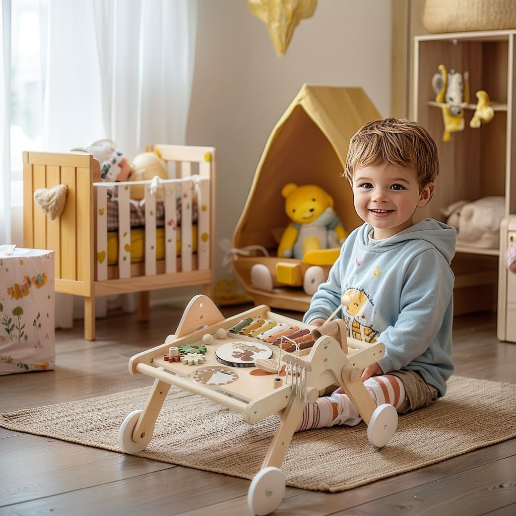 Musical Milestones on the Move – Montessori Musical Baby Walker