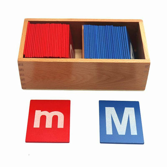 Master Letters the Montessori Way with 52 Sandpaper Alphabet Cards