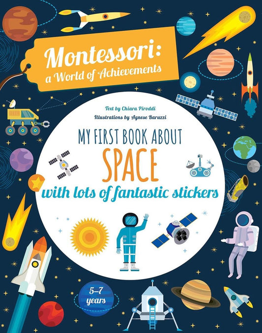 My First Book About Space: Montessori Activity Book by Chiara Piroddi Paperback