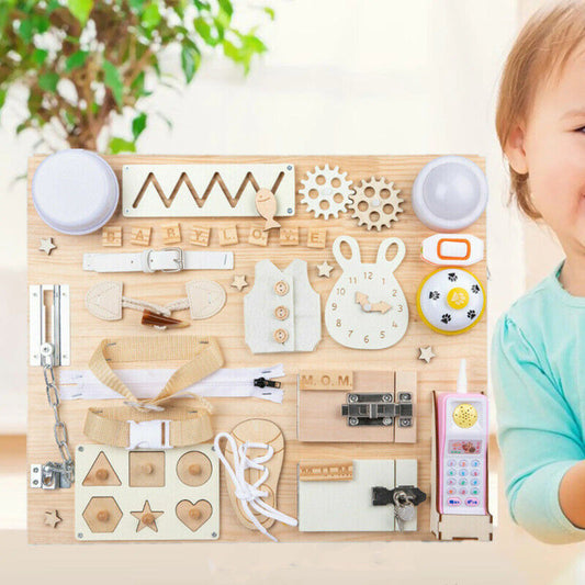 Skill Builder Board – Montessori Toy for Busy Little Hands