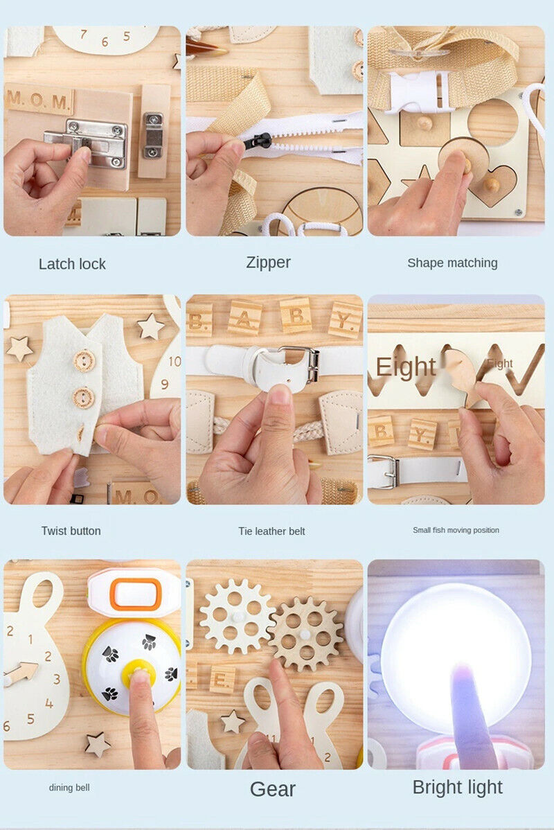 Skill Builder Board – Montessori Toy for Busy Little Hands