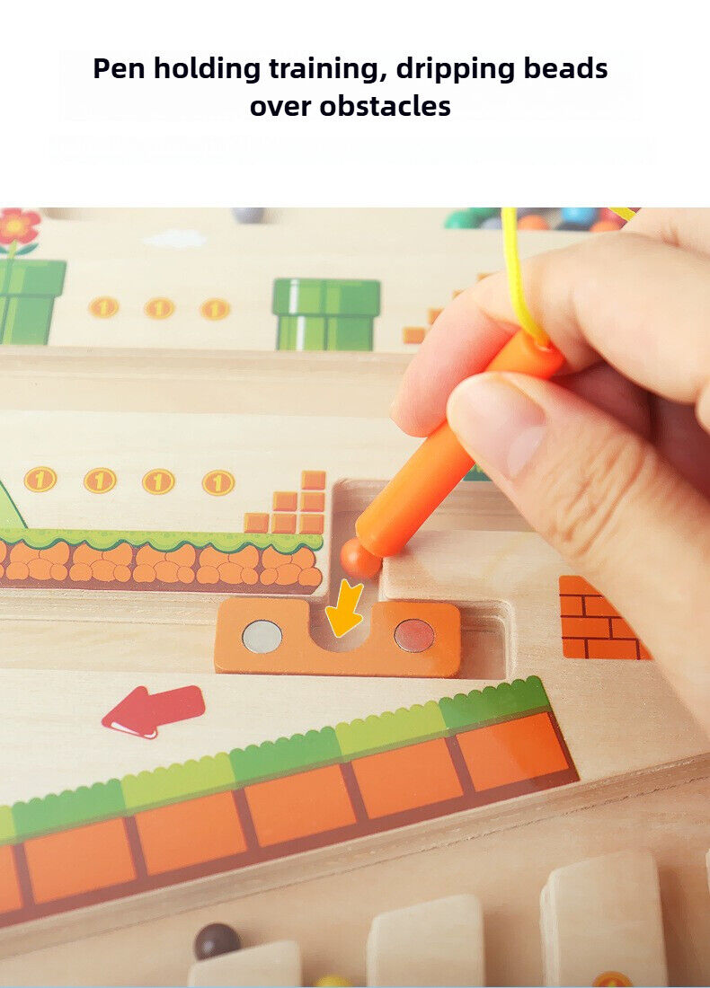 Explore and Learn with the Magnetic Color & Number Maze! - Color, Count & Connect