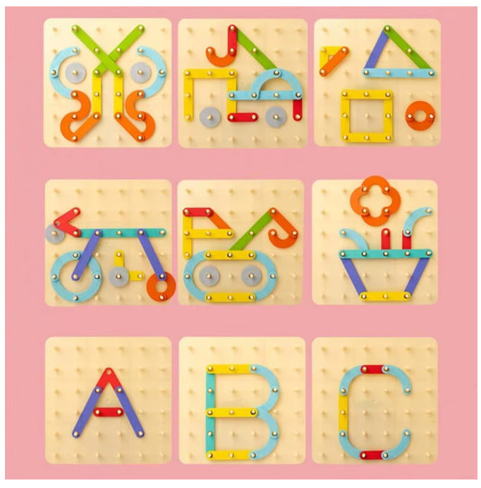 Wooden Geoboard - Imagination Meets Learning!