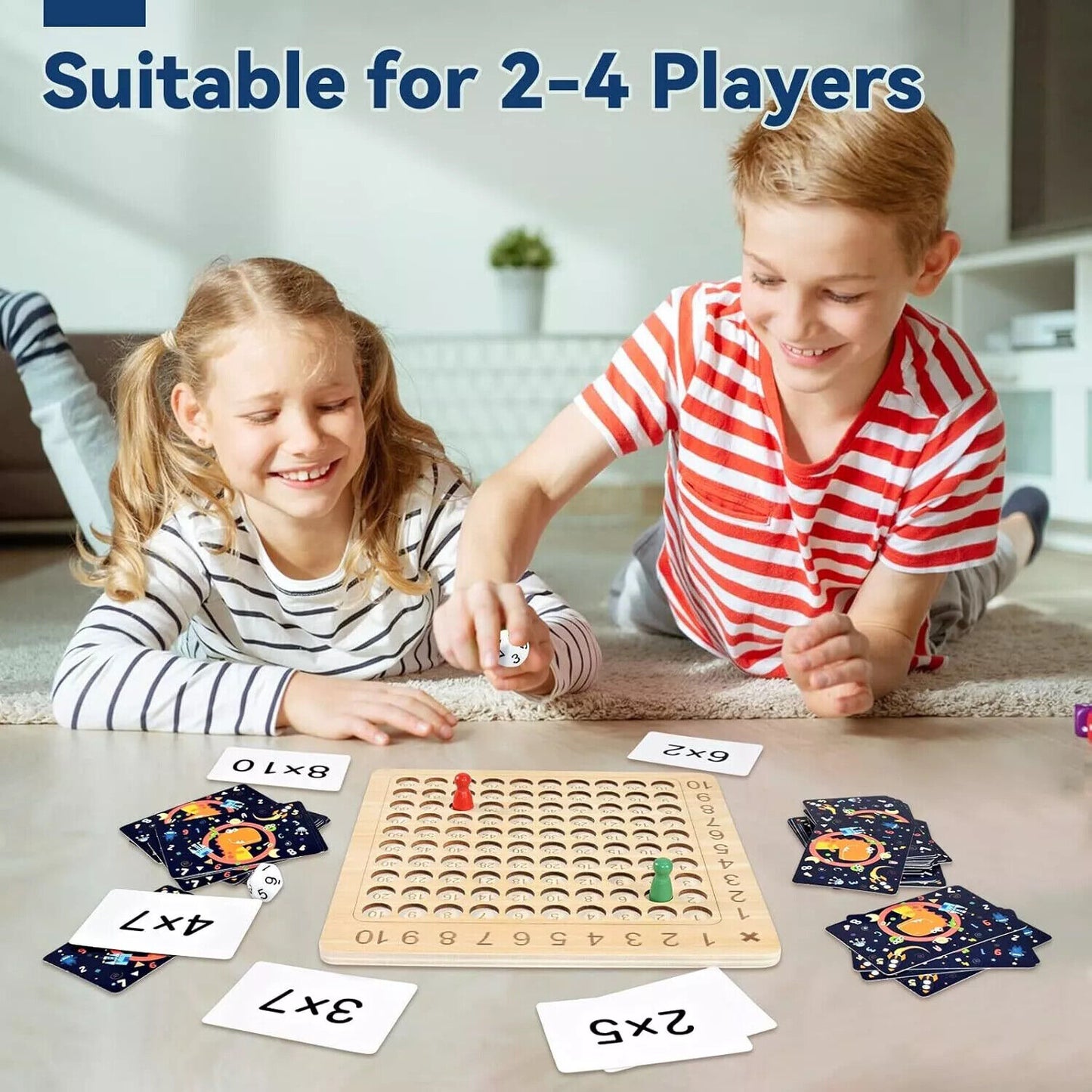 Montessori Wooden Math Game! Multiply the Fun!