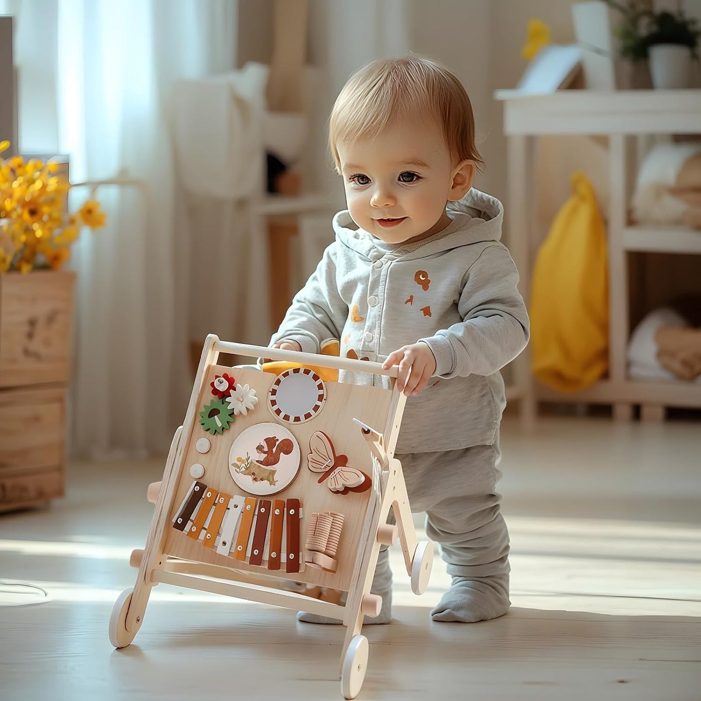 Musical Milestones on the Move – Montessori Musical Baby Walker