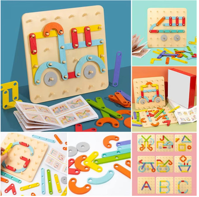 Wooden Geoboard - Imagination Meets Learning!