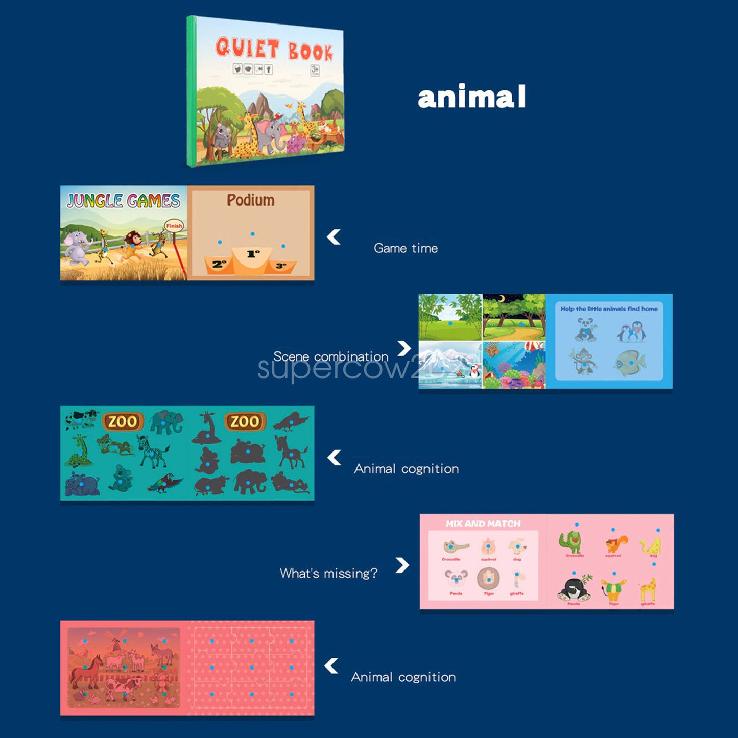 Quiet Busy Book - Fun Learning for Tiny Hands!