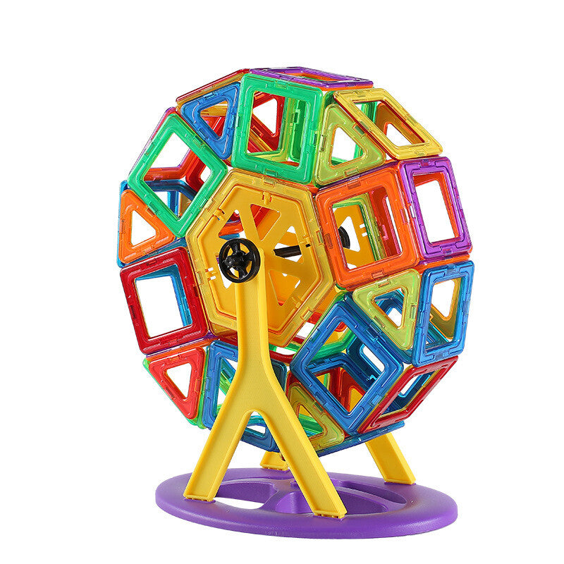 3D Magnetic Construction Kit (105 Pc) - Spark Creativity & Learning!