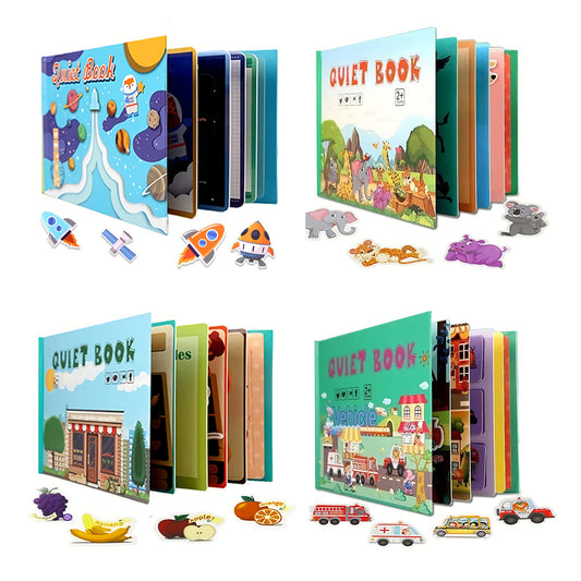 Quiet Busy Book - Fun Learning for Tiny Hands!