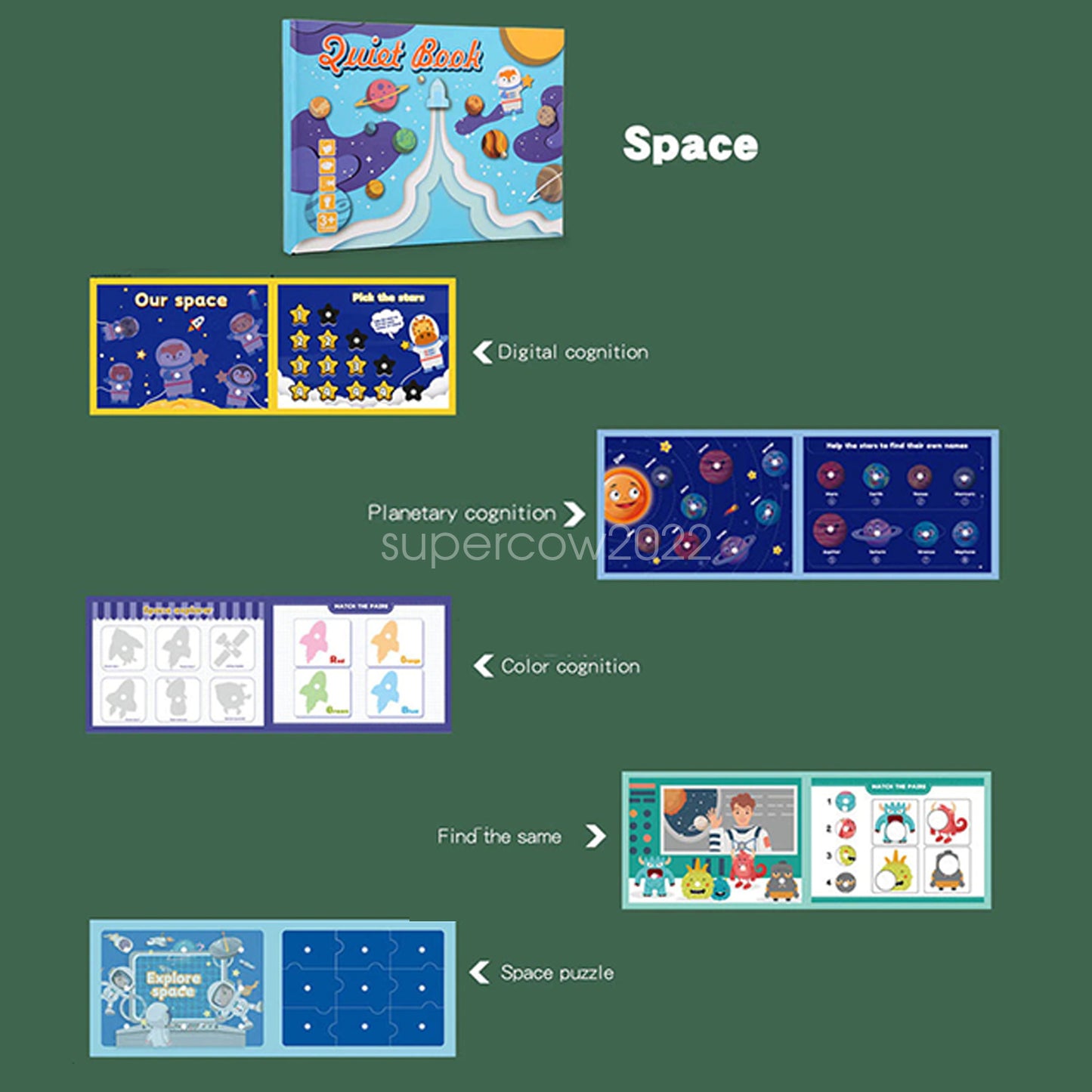 Quiet Busy Book - Fun Learning for Tiny Hands!