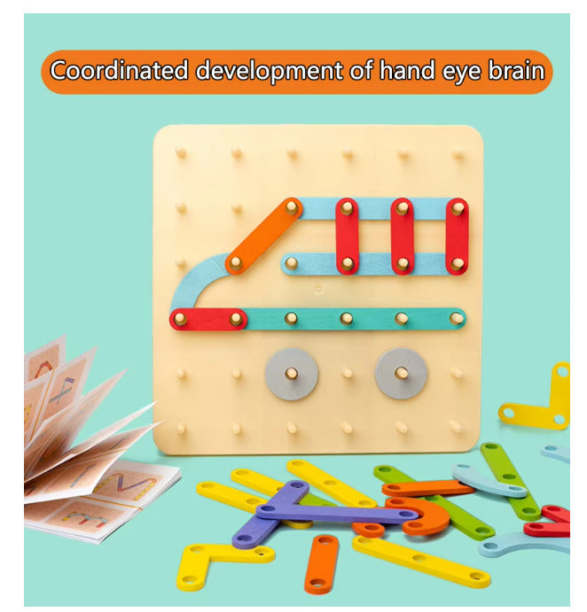 Wooden Geoboard - Imagination Meets Learning!