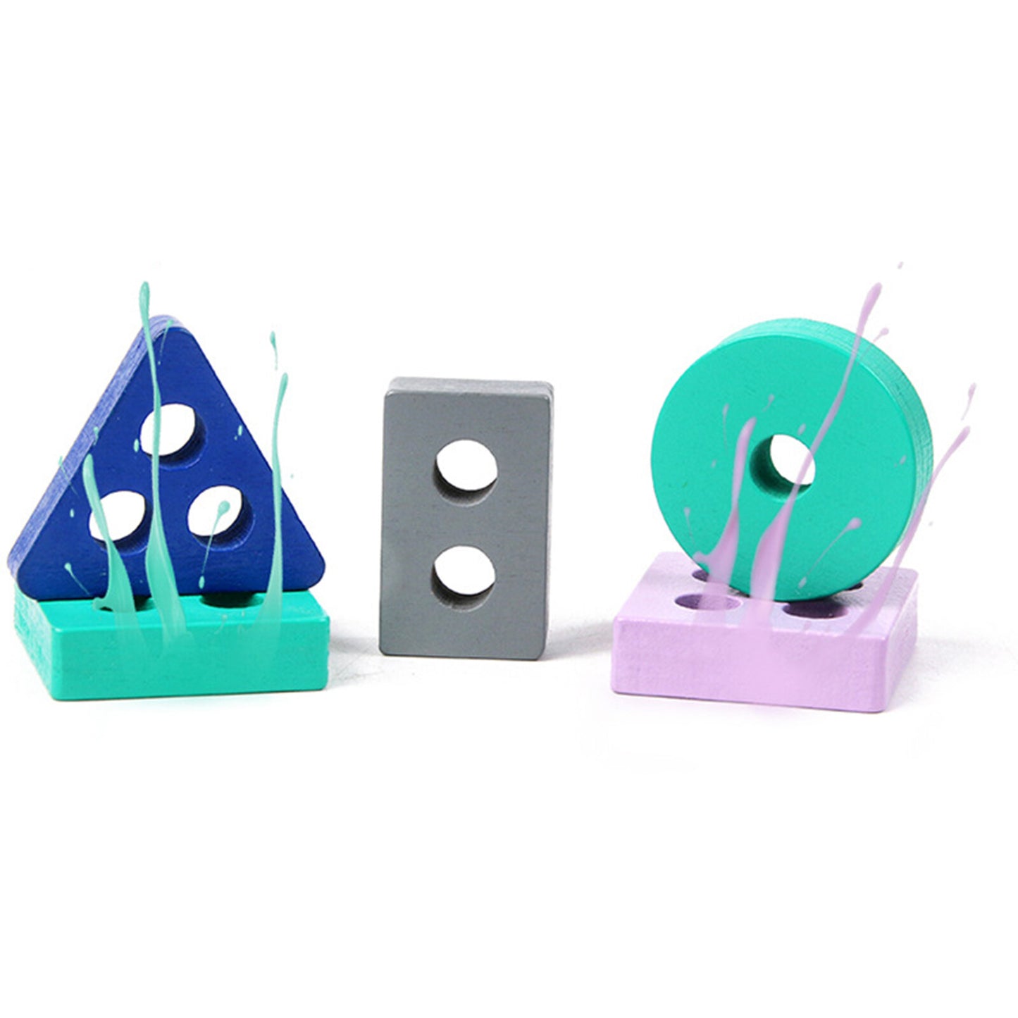 Montessori Mini Wooden Blocks - Stack, Sort & Imagine!