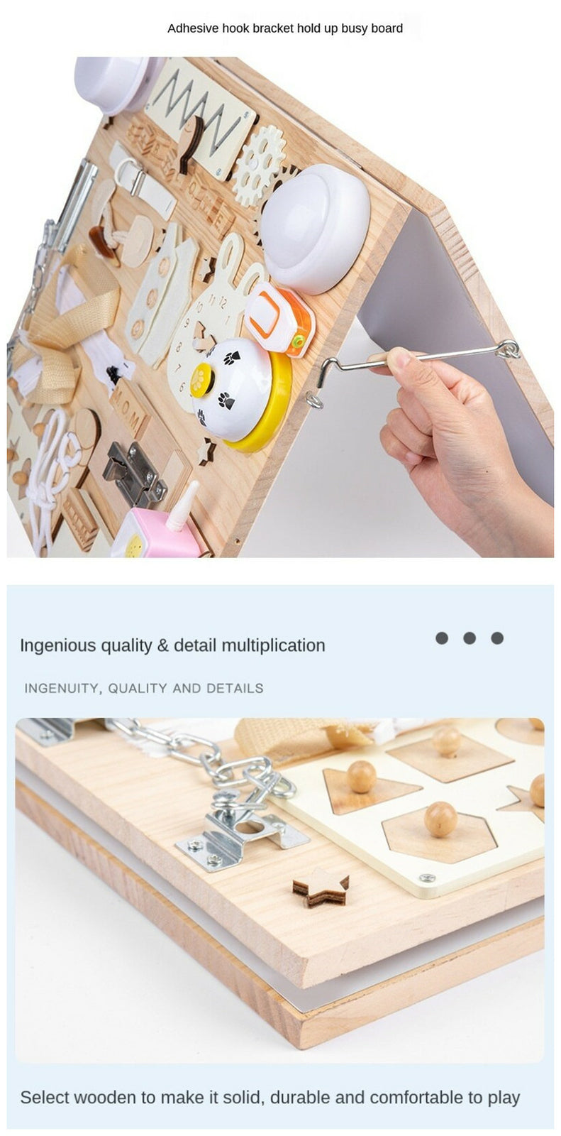 Skill Builder Board – Montessori Toy for Busy Little Hands