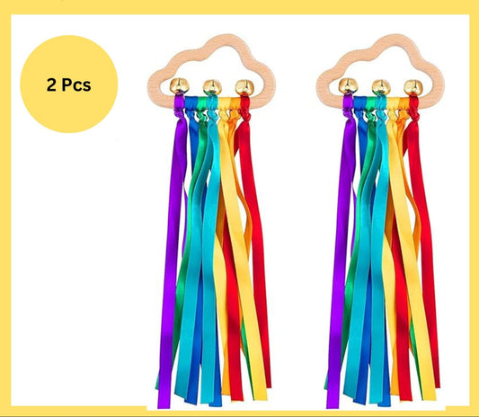 Dance, Twirl, and Learn with the Rainbow Hand Ribbon Kites!