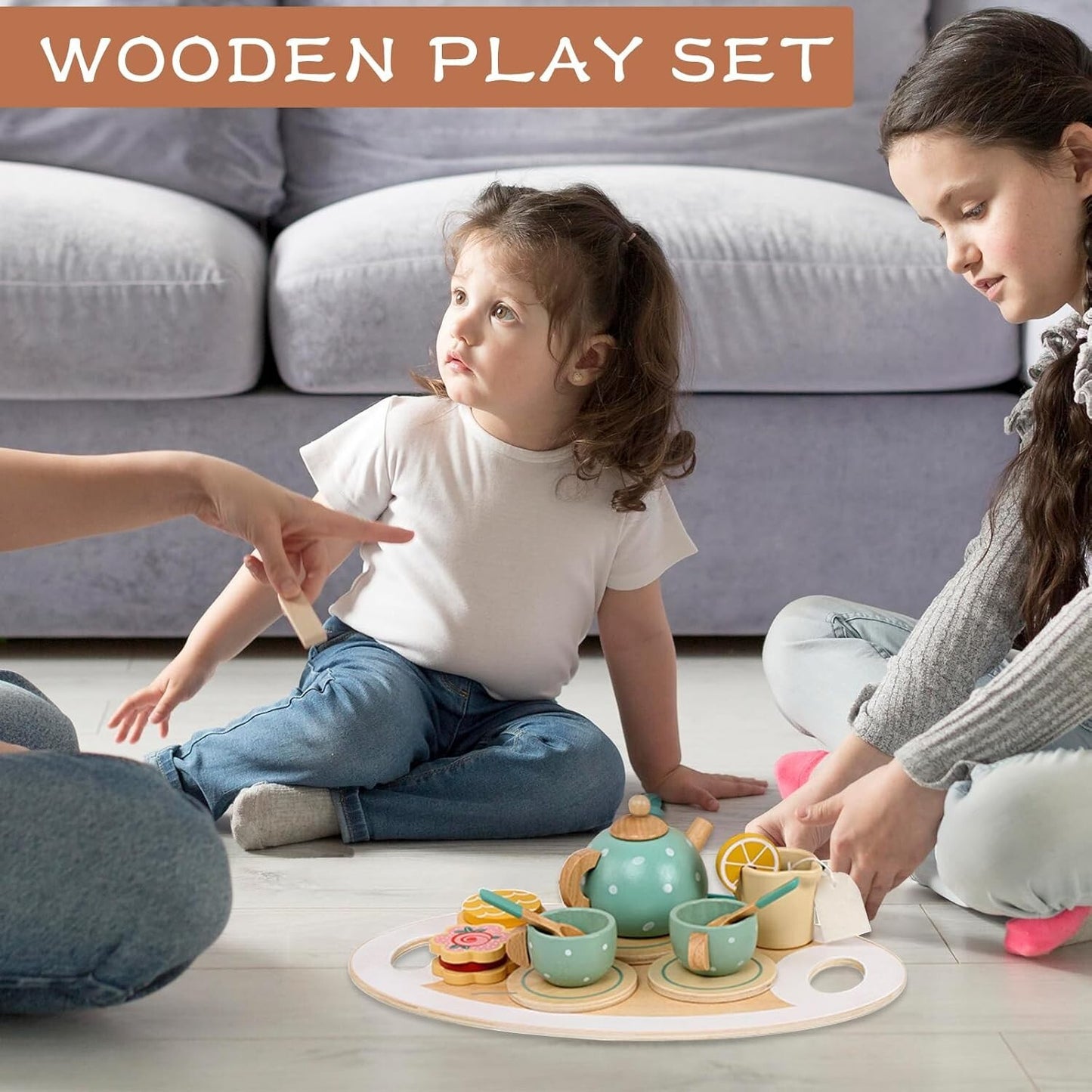Wooden Tea Party Set – Imaginative Fun for Little Hosts!