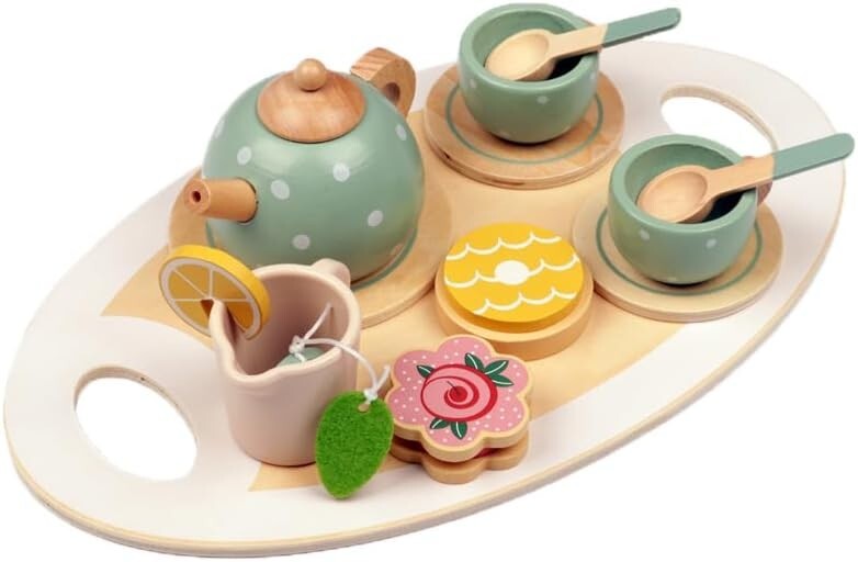 Wooden Tea Party Set – Imaginative Fun for Little Hosts!