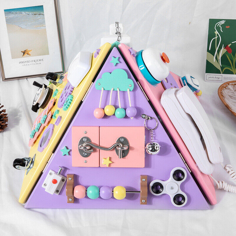Little Explorers Montessori Busy House – Hands-On Learning Fun!