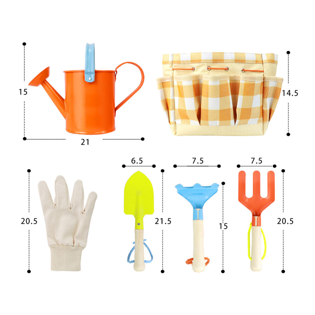 Children's Gardening & Beach Tool Set for Little Outdoor Adventurers