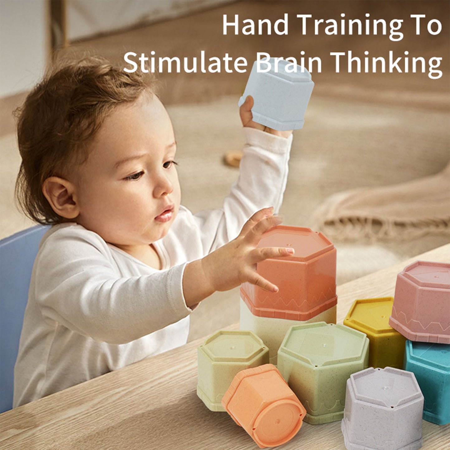 Stack, Splash & Explore with Baby Stacking Cups!