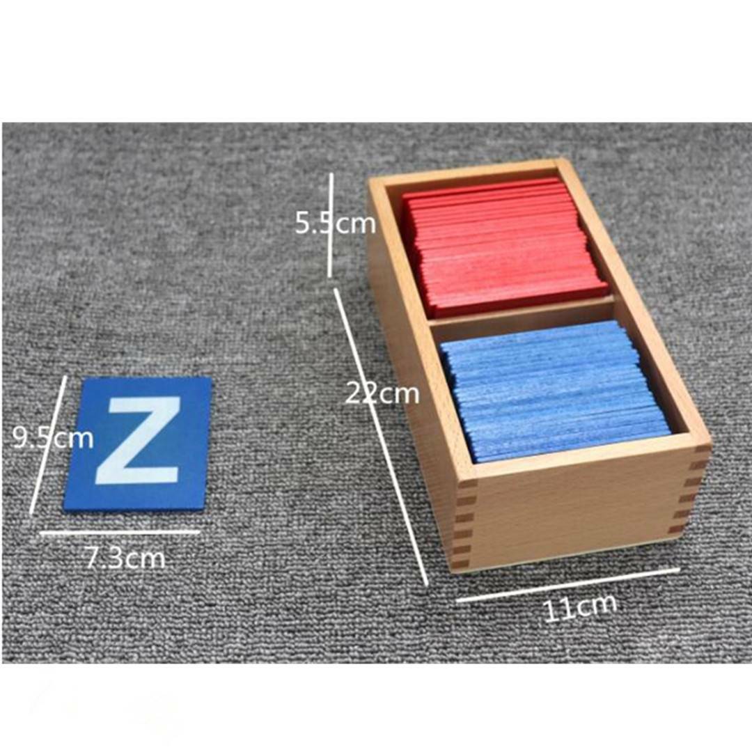 Master Letters the Montessori Way with 52 Sandpaper Alphabet Cards