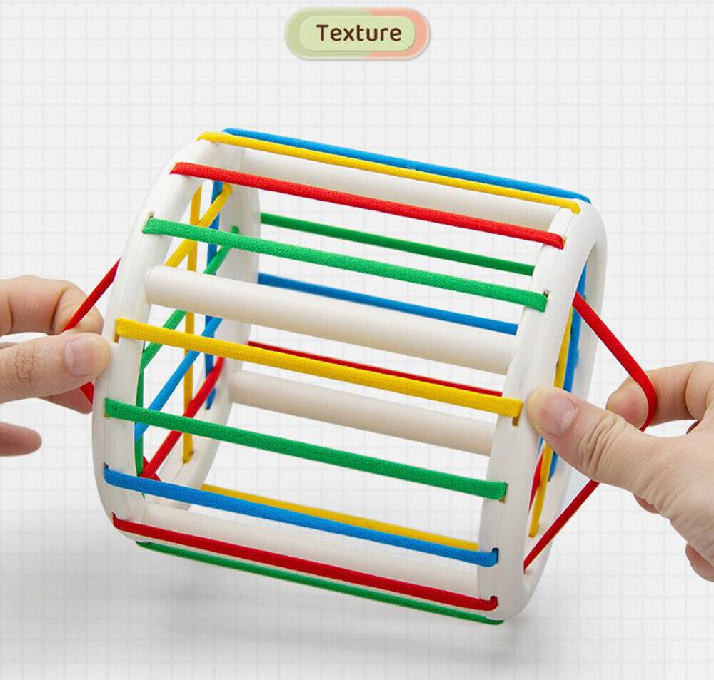 Soft Sorting Cube for Little Learners - Tactile Fun for Tiny Hands!