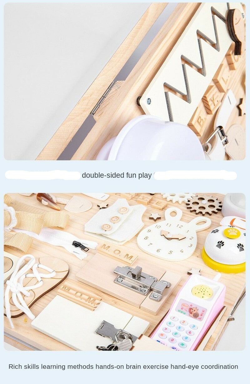 Skill Builder Board – Montessori Toy for Busy Little Hands