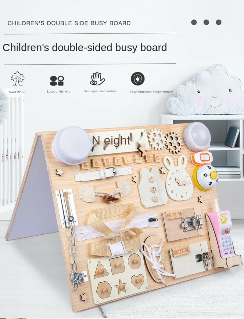 Skill Builder Board – Montessori Toy for Busy Little Hands