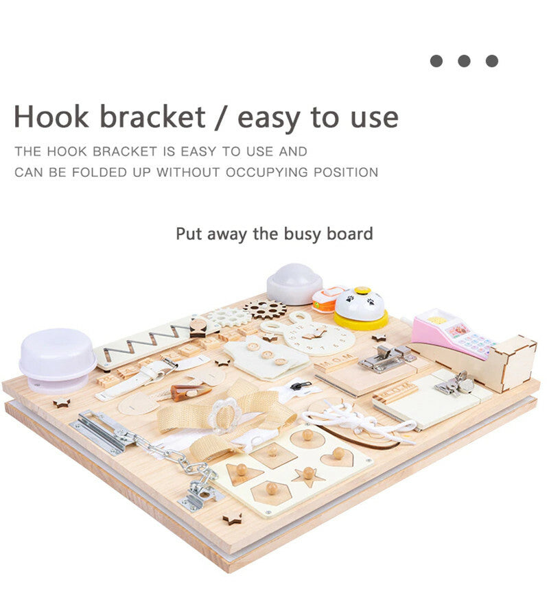 Skill Builder Board – Montessori Toy for Busy Little Hands