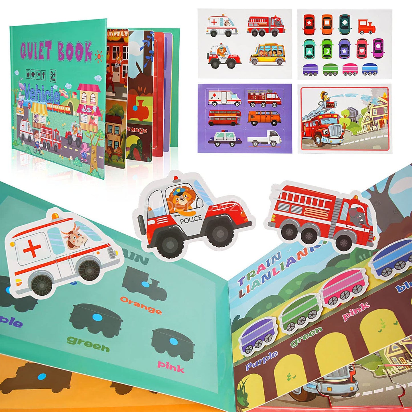 Quiet Busy Book - Fun Learning for Tiny Hands!