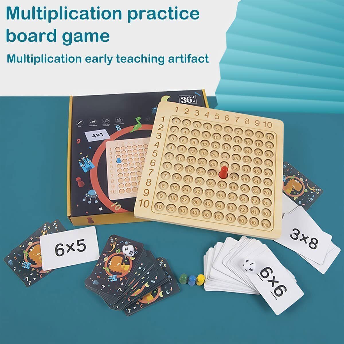 Montessori Wooden Math Game! Multiply the Fun!