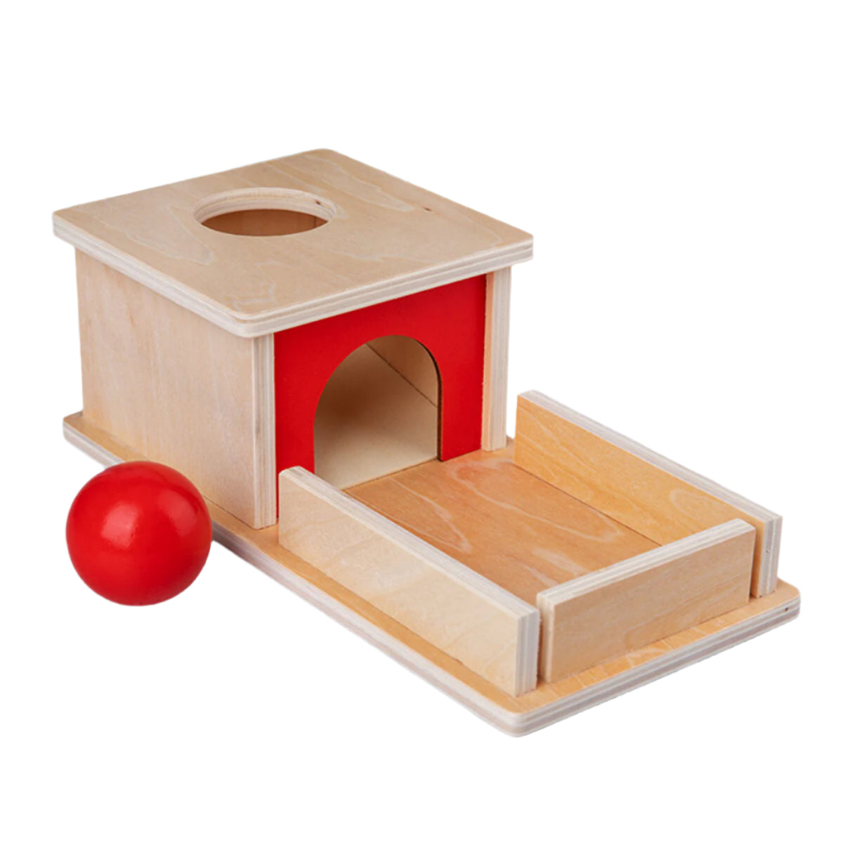 Montessori Object Permanence Box with Tray – A Hands-On Learning Adventure!