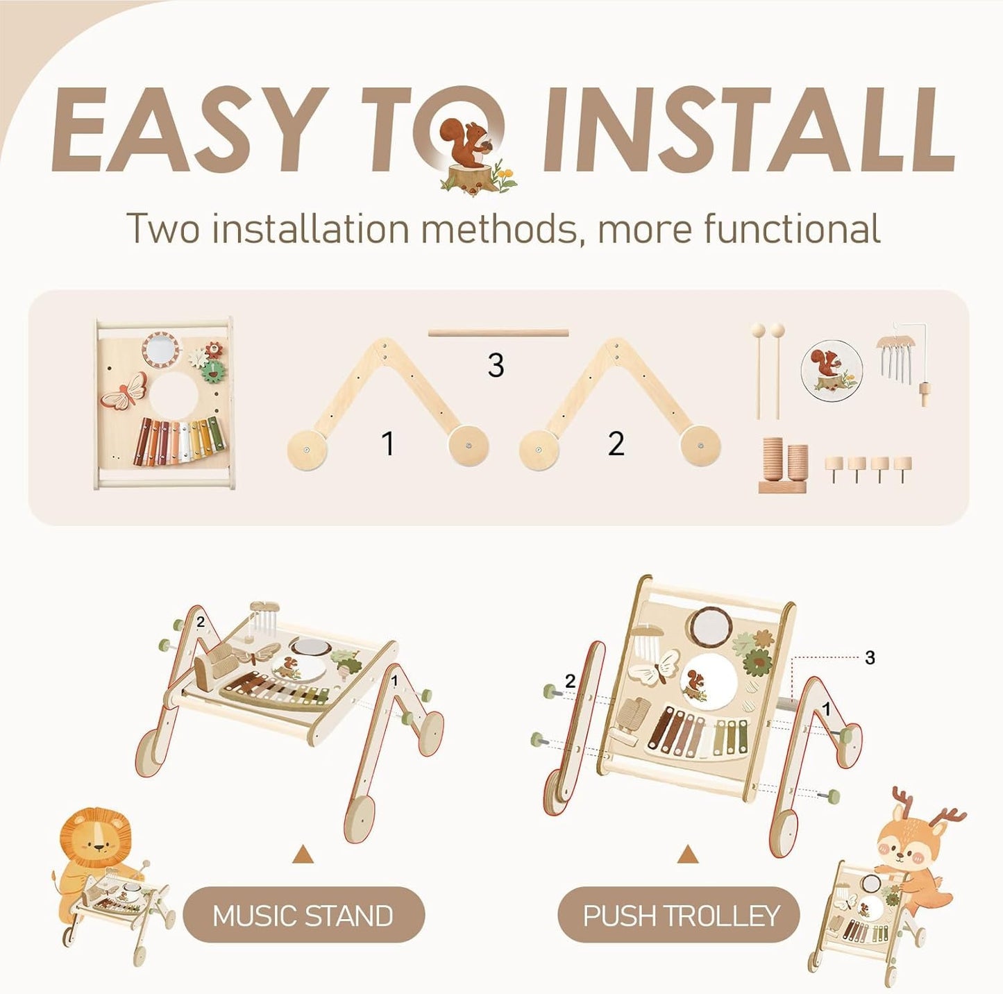 Musical Milestones on the Move – Montessori Musical Baby Walker