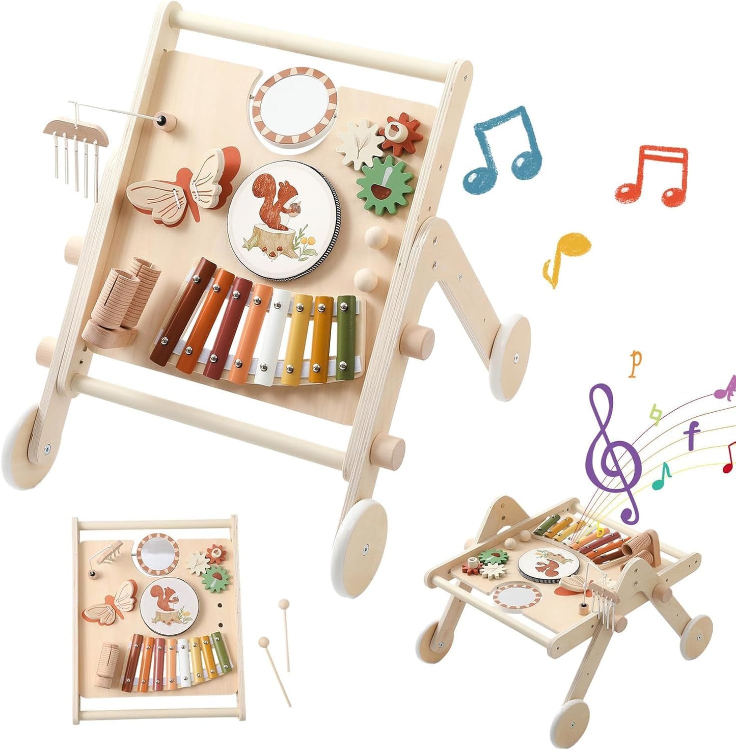 Musical Milestones on the Move – Montessori Musical Baby Walker