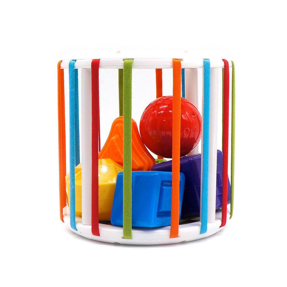 Soft Sorting Cube for Little Learners - Tactile Fun for Tiny Hands!