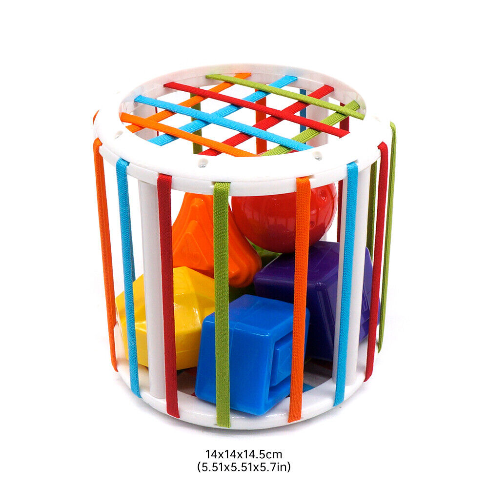 Soft Sorting Cube for Little Learners - Tactile Fun for Tiny Hands!
