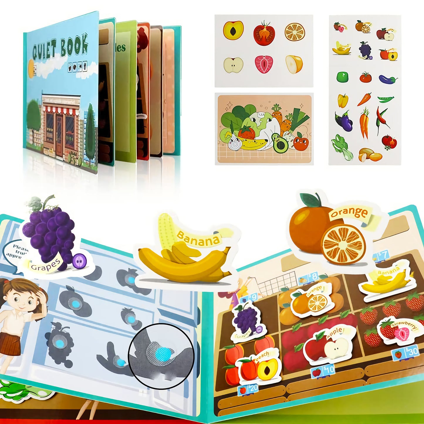 Quiet Busy Book - Fun Learning for Tiny Hands!