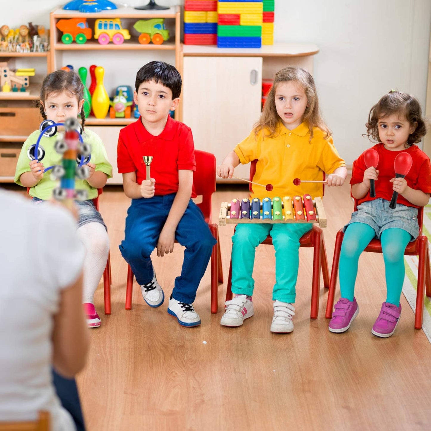 Toddler Wooden Musical Instruments Set - A Symphony of Fun for Little Musicians!