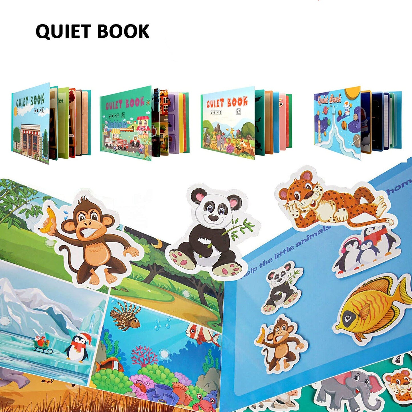 Quiet Busy Book - Fun Learning for Tiny Hands!