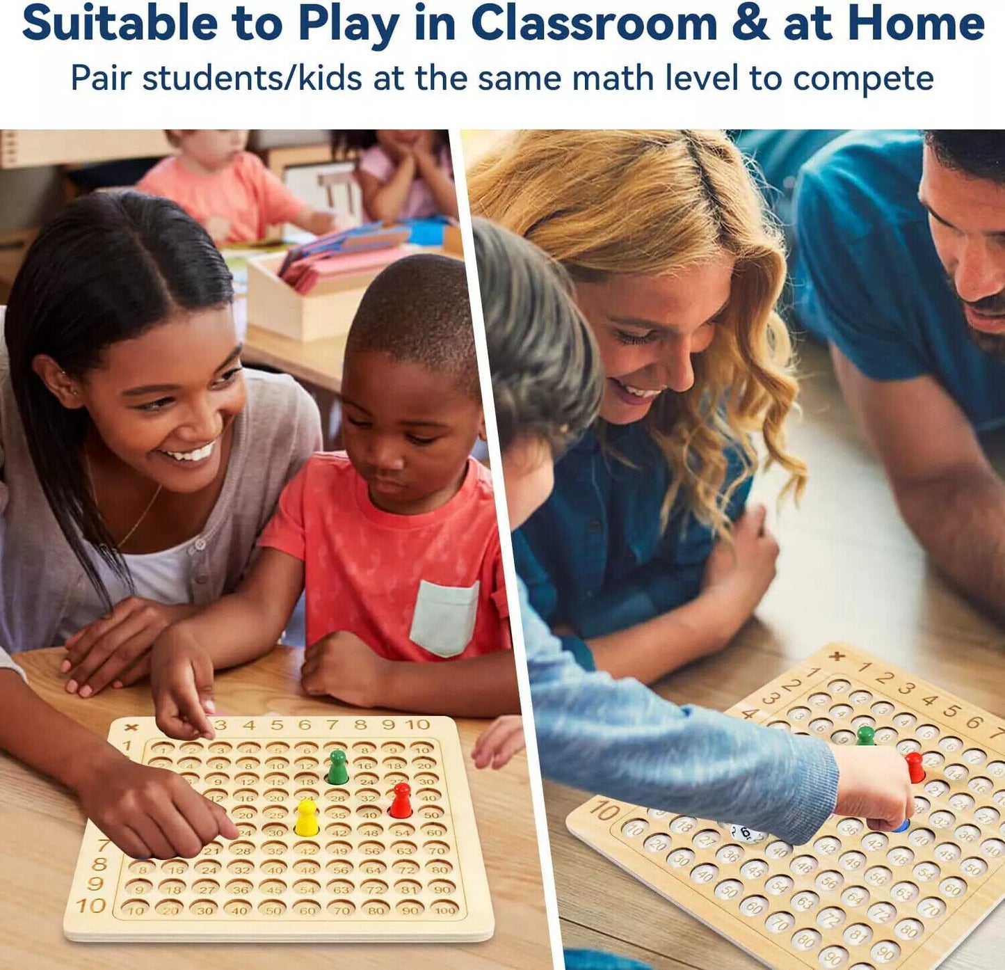 Montessori Wooden Math Game! Multiply the Fun!