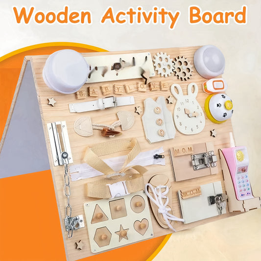 Skill Builder Board – Montessori Toy for Busy Little Hands