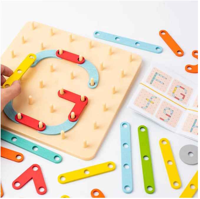 Wooden Geoboard - Imagination Meets Learning!