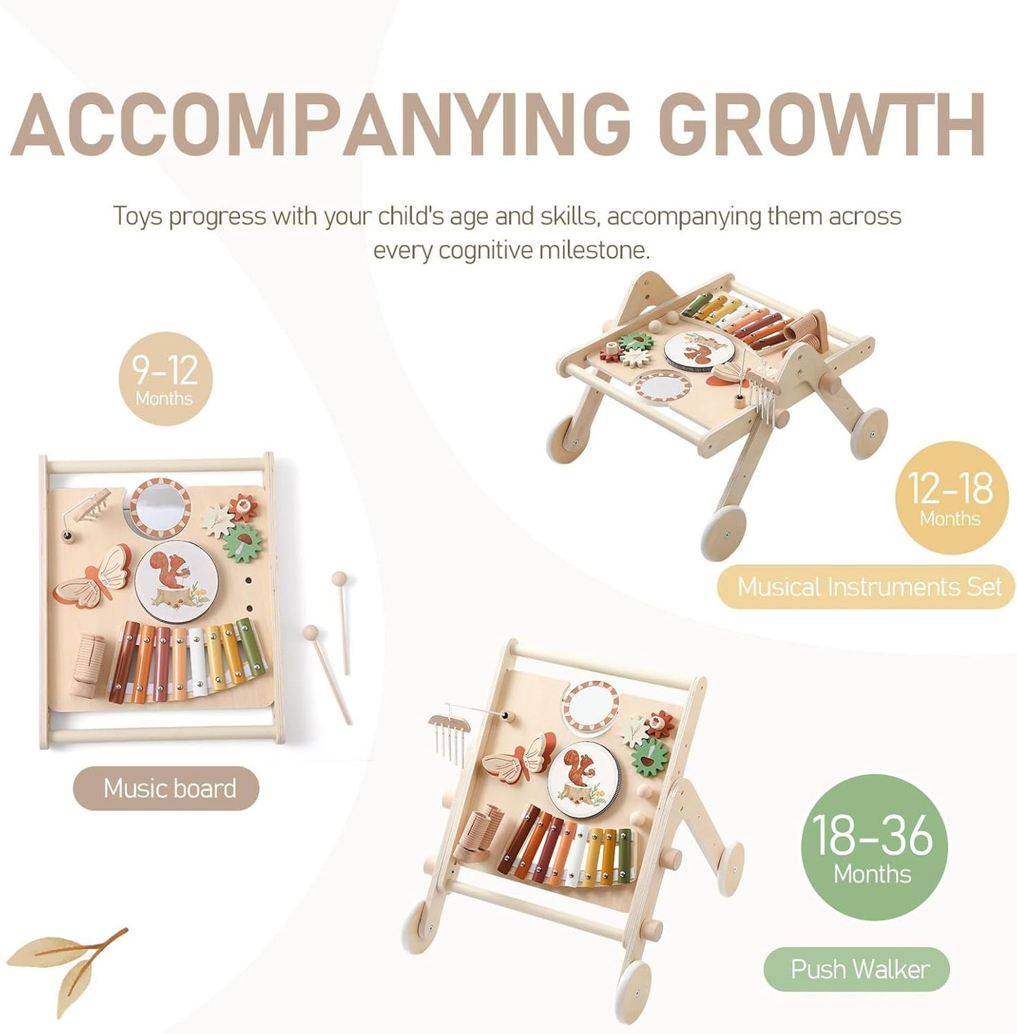 Musical Milestones on the Move – Montessori Musical Baby Walker