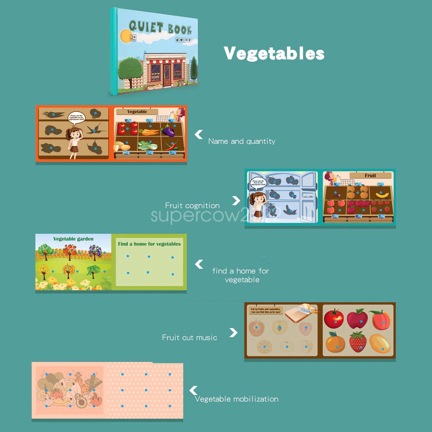 Quiet Busy Book - Fun Learning for Tiny Hands!