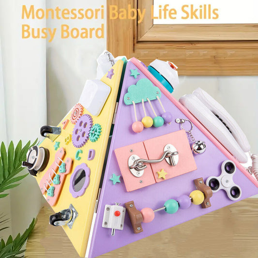 Little Explorers Montessori Busy House – Hands-On Learning Fun!
