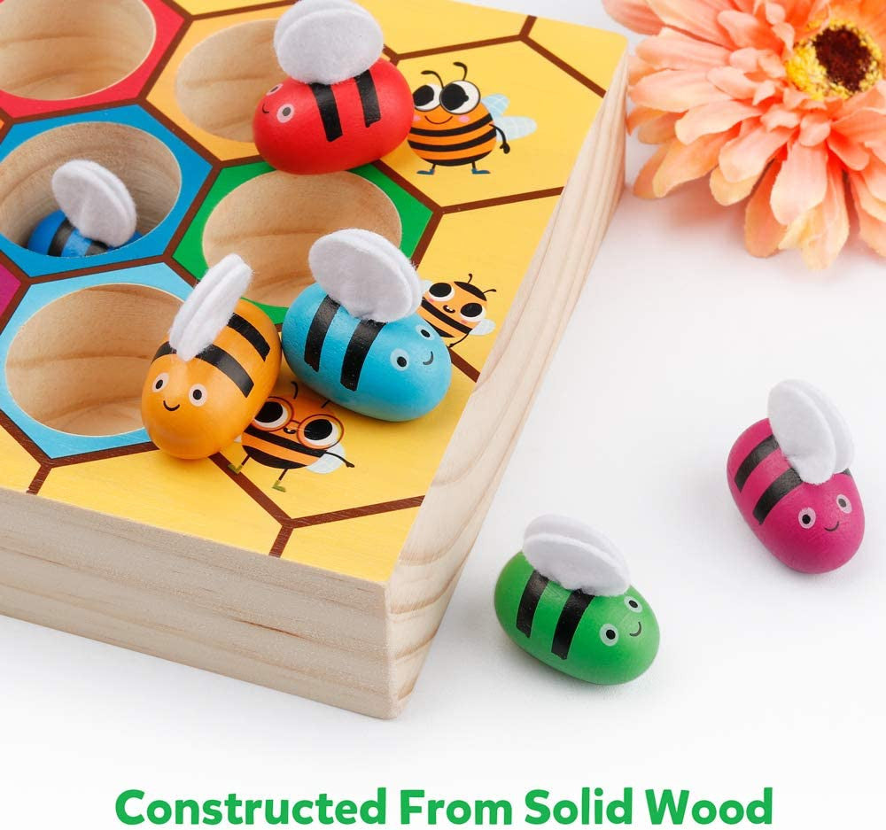 Buzz and Learn with the Clamp Bee to Hive Matching Game!