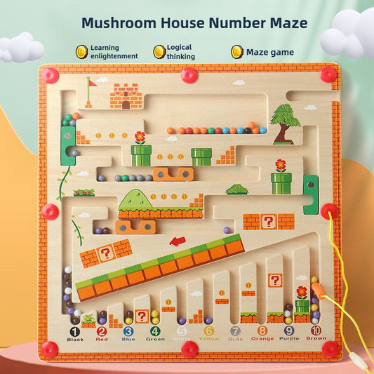 Explore and Learn with the Magnetic Color & Number Maze! - Color, Count & Connect