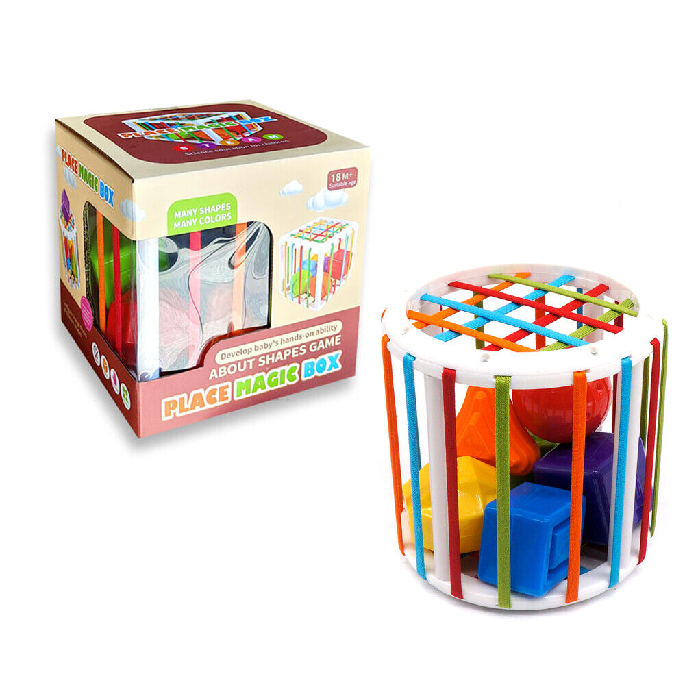 Soft Sorting Cube for Little Learners - Tactile Fun for Tiny Hands!